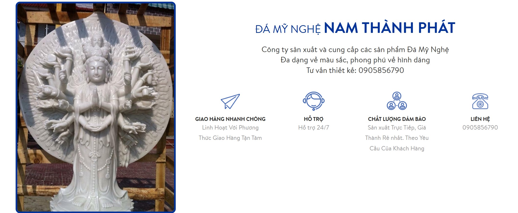 ĐÁ MỸ NGHỆ NAM THÀNH PHÁT chuyên sản xuất và cung cấp Đá mỹ nghệ